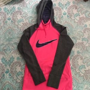 Pink Nike hoodie